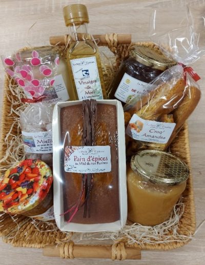 Panier garni gourmand L'Abeille Savonneuse